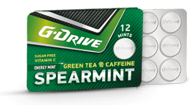 g drive bonbons spearmint taste