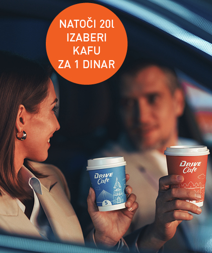 Kafa za dinar uz 20l goriva!