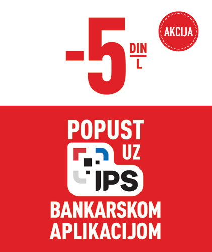 Popust 5 din/l na sva goriva